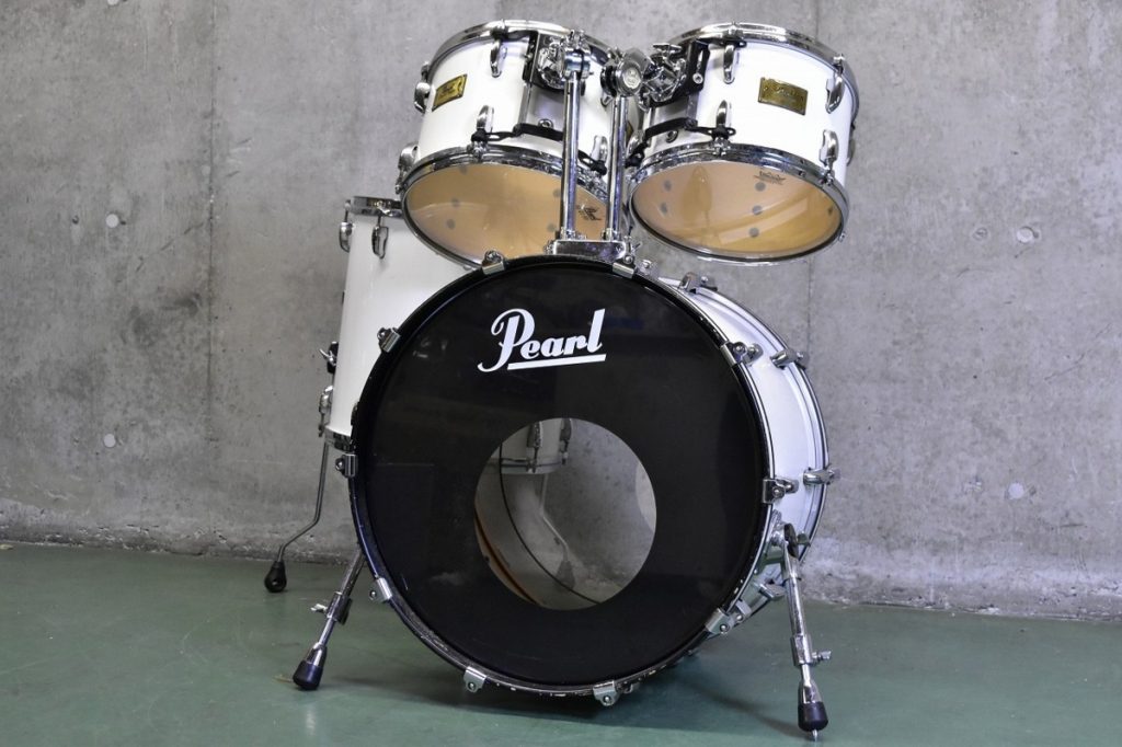 ☆Pearl/パール80´希少MAPLE FIBERGLASSドラム4点セット-