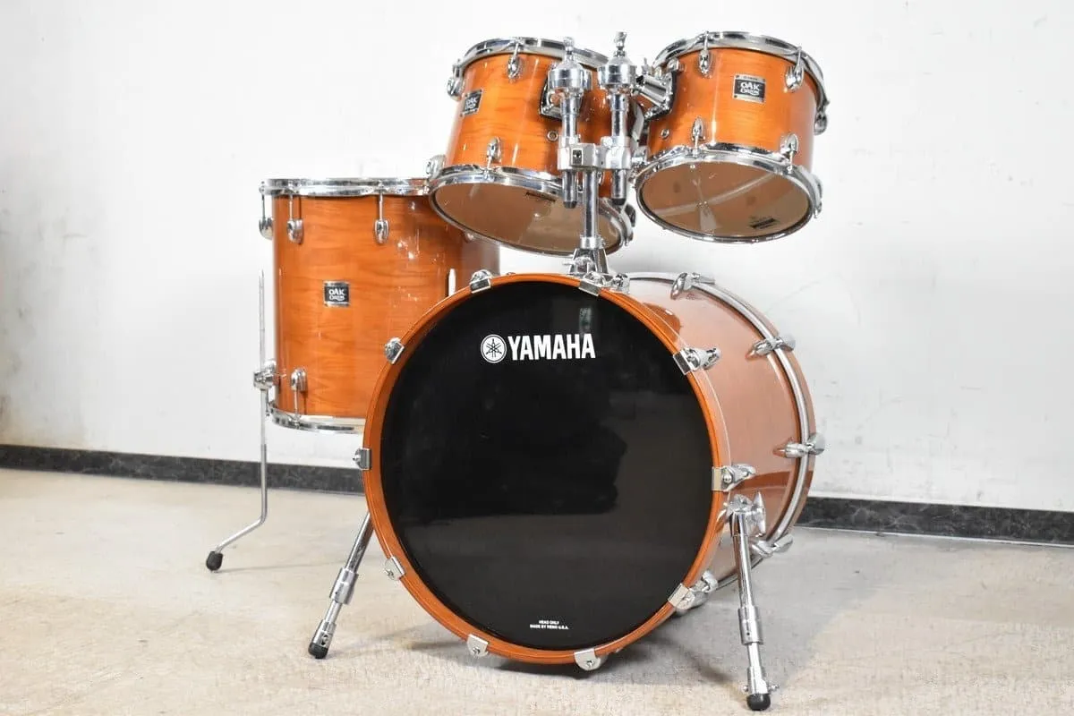 YAMAHA/ヤマハ ドラムセット OAK CUSTOM オークカスタム 4点 - 楽器の